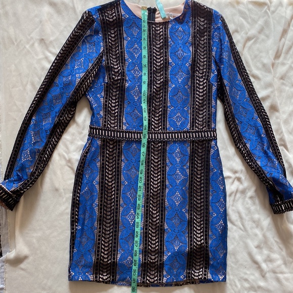 Endless Rose Black Blue Mini Dress - Picture 5 of 14